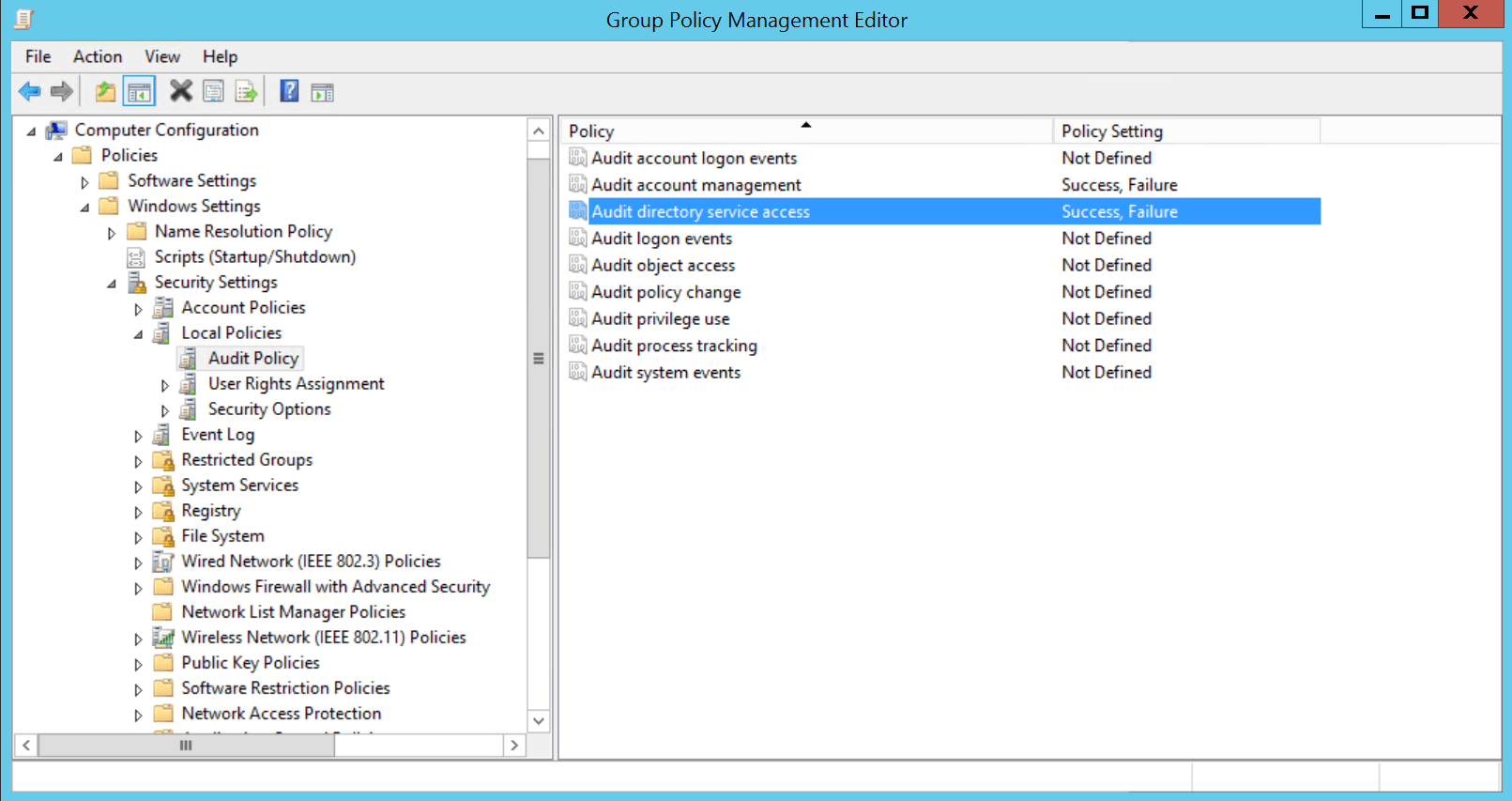 Configuring Domain Controller Policy