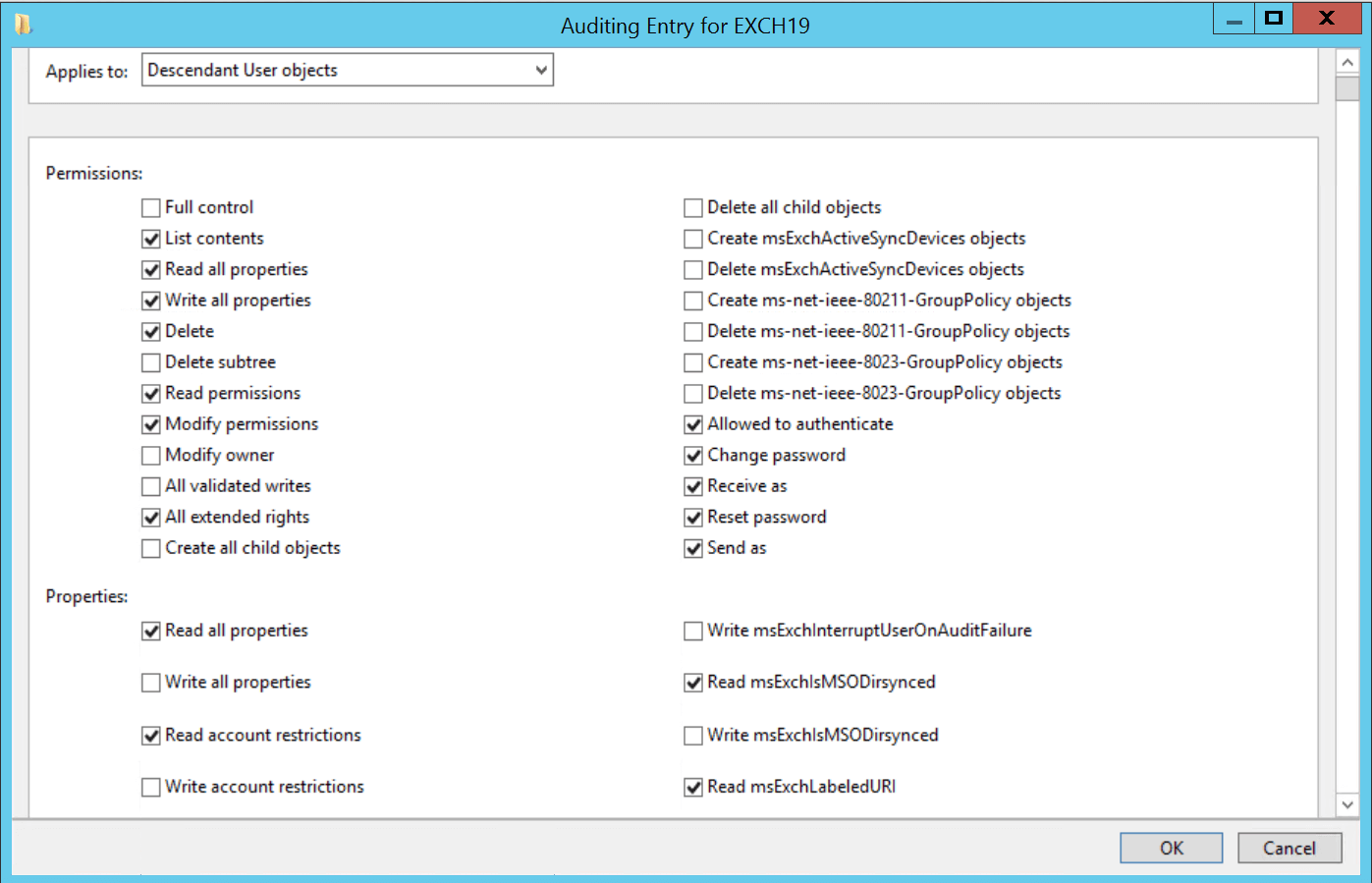 Configuring Object level Auditing