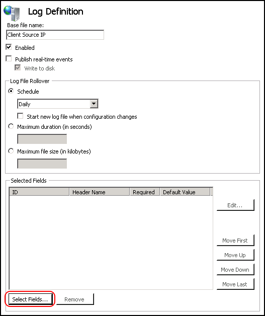 Prerequisites for OWA logs gathering task